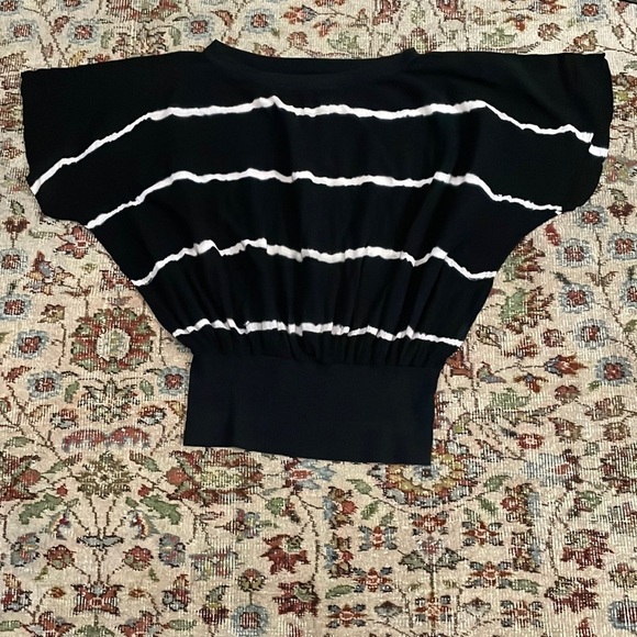 𝅺black Tie Dye Top Sz M - Picture 1 of 5